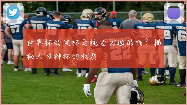 世界杯的奖杯是纯金打造的吗?揭秘大力神杯的材质