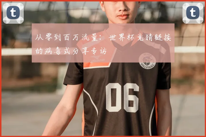从零到百万流量：世界杯竞猜链接的病毒式分享专访